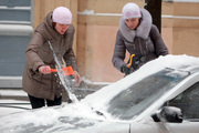 Снегопад в Петербурге 