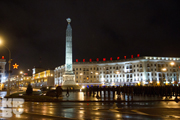 Накануне Дня Победы в Минске прошла репетиция роты почетного караула