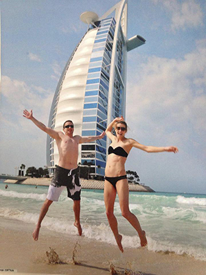 На отдыхе с Якубом Петружалкем. Фото: facebook