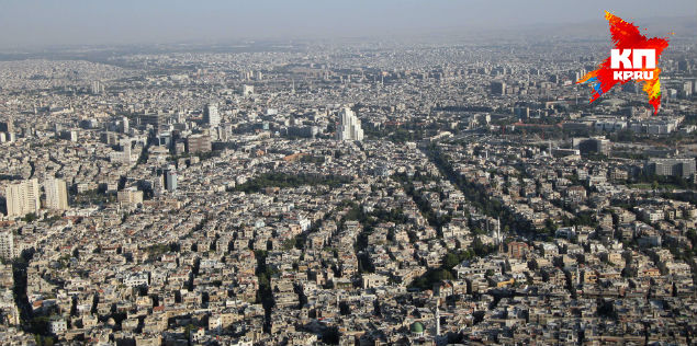 Вид на Дамаск с горы Касьюн Вид на Дамаск с горы Касьюн