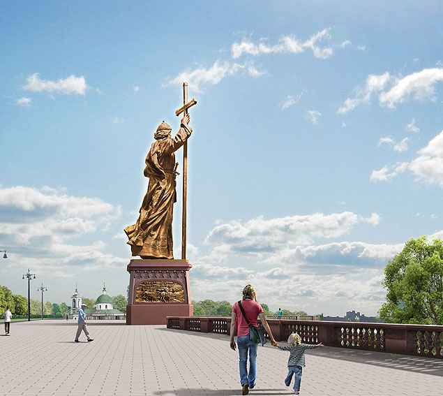 Для установки 24-метрового монумента предложена одна из самых высоких точек в столице - Воробьевы горы. ФОТО: РВИО