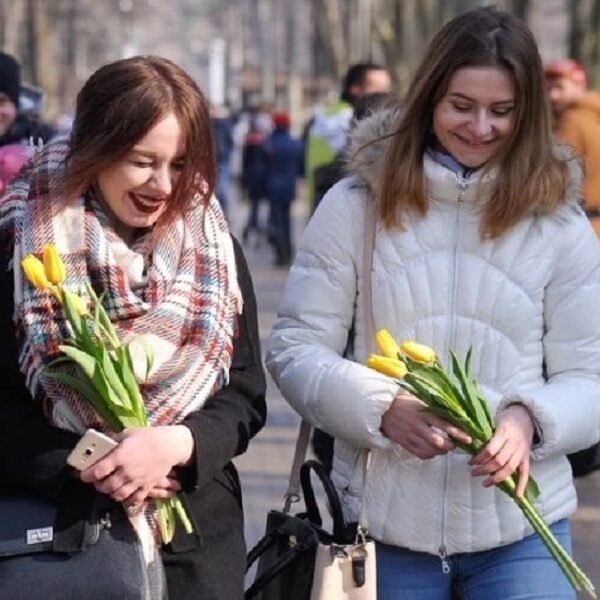 8 марта в Таганском парке