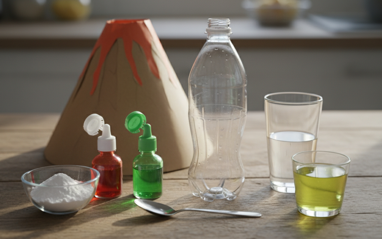 Вулкан из жидкого мыла