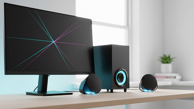 Logitech G G560. Фото: Павел Громов / Нейросеть