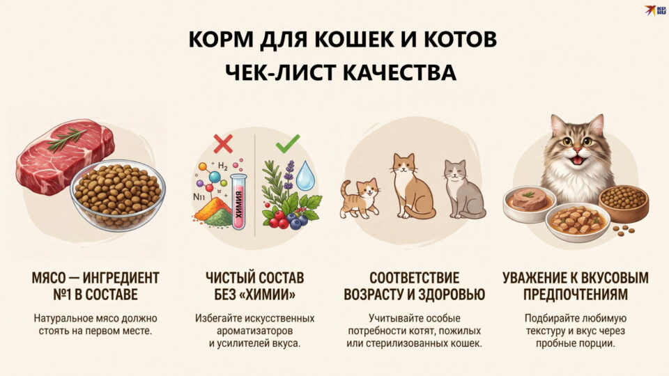 Как выбрать корм российского производства для кошки, кота