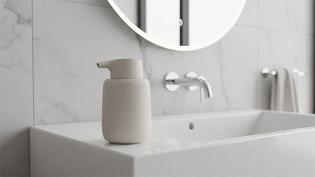 Blomus Soap Dispenser. Фото: Павел Громов / Нейросеть