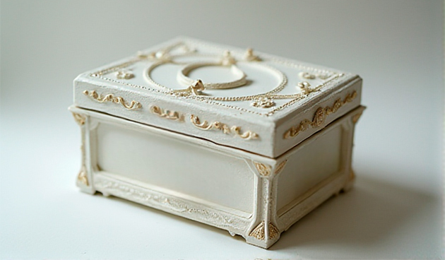 Шкатулка из гипса