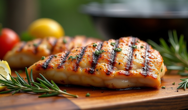 Куриная грудка на гриле