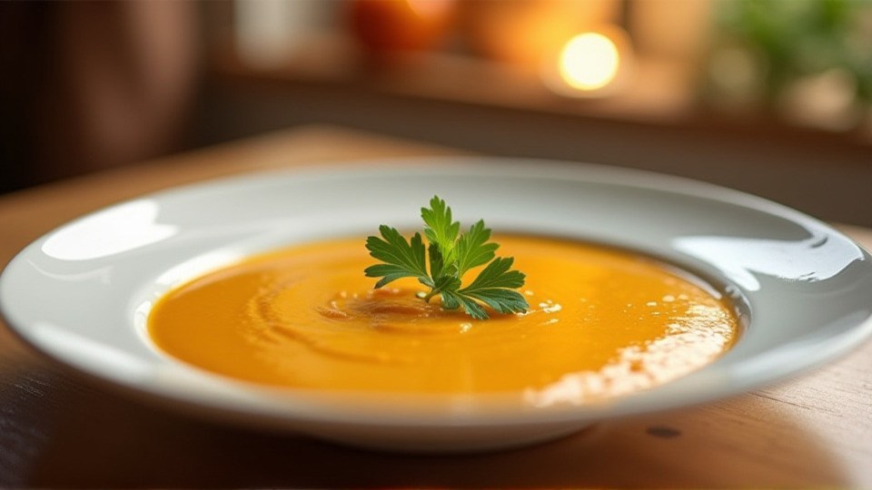 Тыквенный суп-пюре с кокосовым молоком
