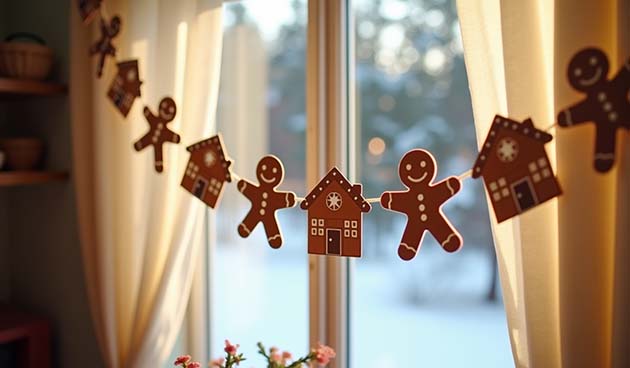 Картинки, фото новогодних гирлянд для вдохновения