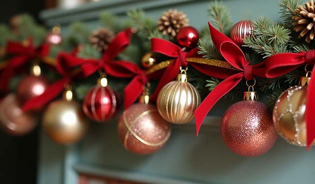 Картинки, фото новогодних гирлянд для вдохновения