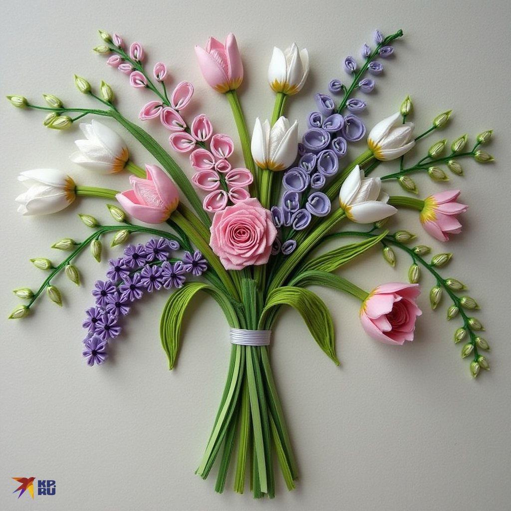 Картинки, фото с вышивкой лентами для вдохновения