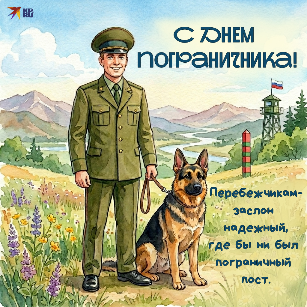 Красивые открытки на День пограничника