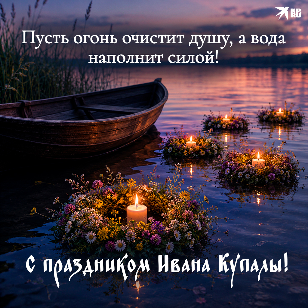 Популярные открытки на Ивана Купалу