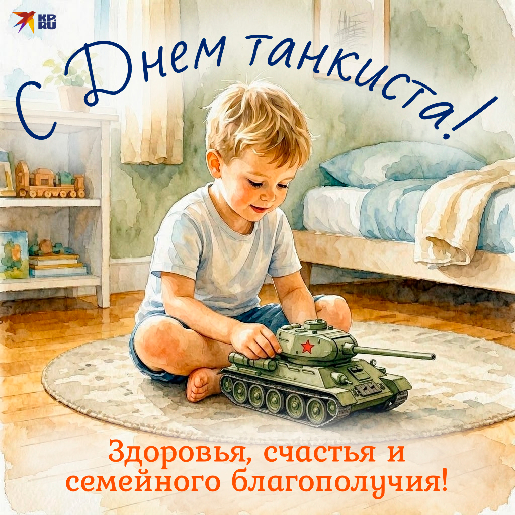 Красивые открытки с поздравлениями на День танкиста родному человеку, другу, любому мужчине