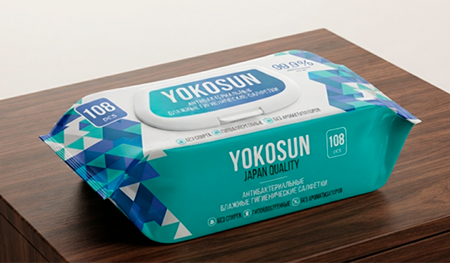 Влажные салфетки Yokosun