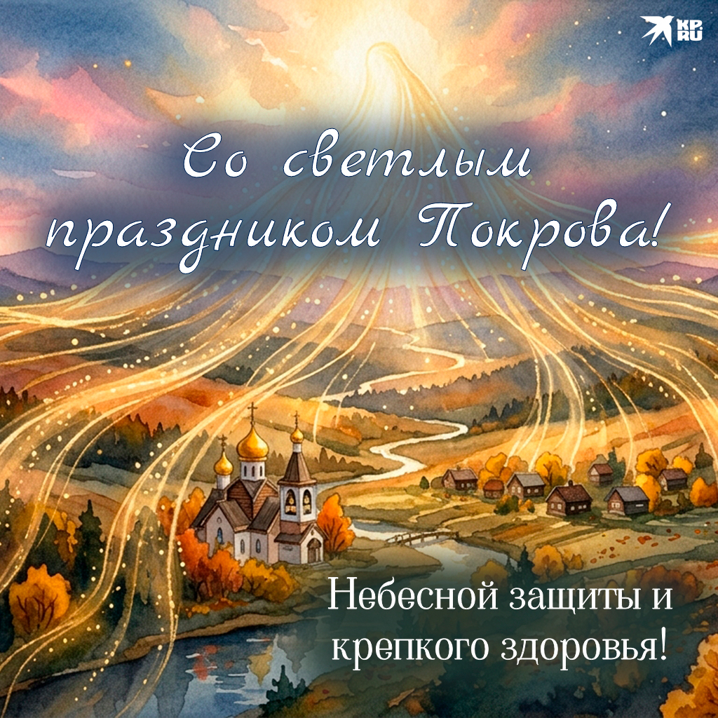 Красивые картинки с поздравлениями на Покров Пресвятой Богородицы