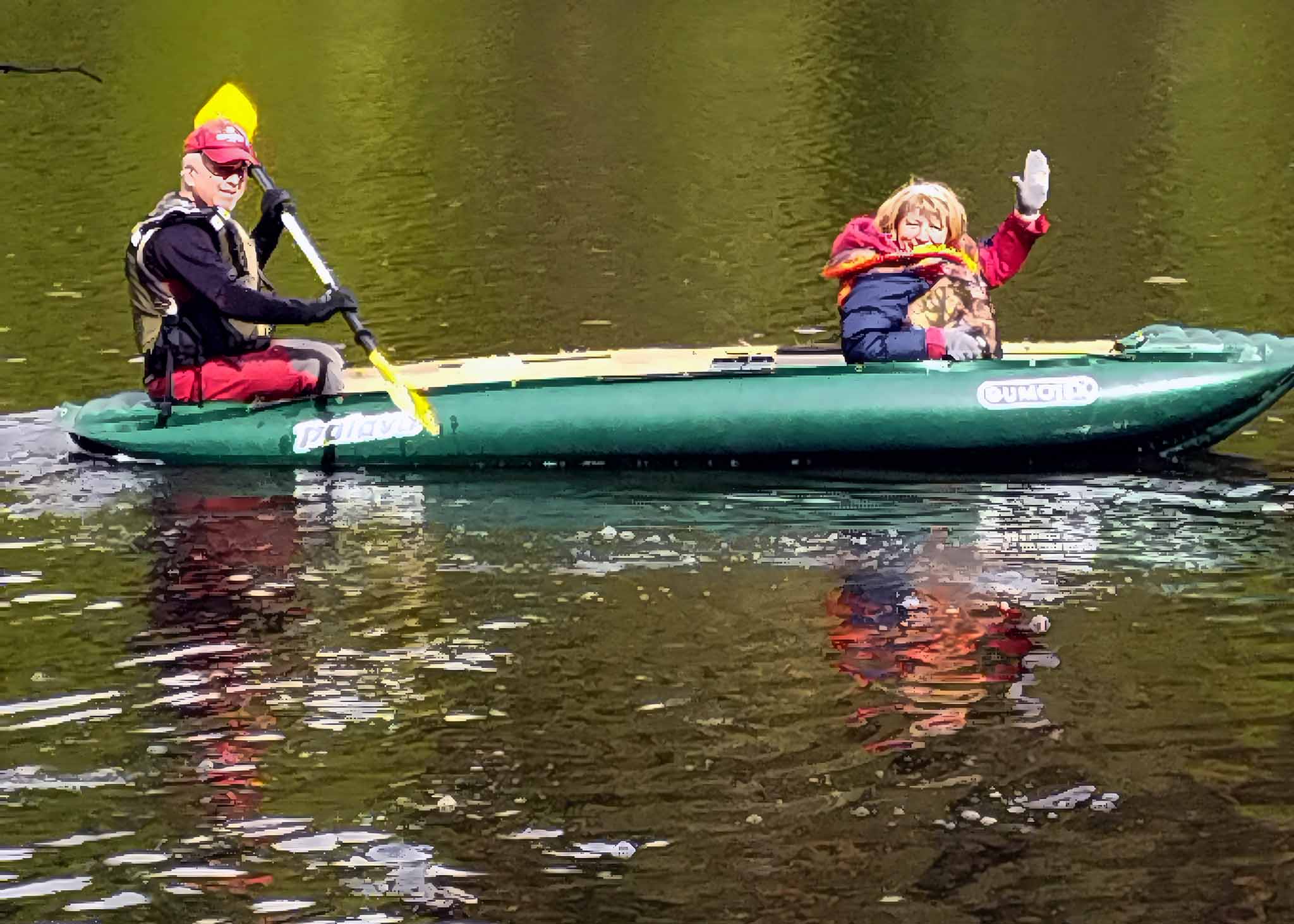 Сплав на байдарке на Кичиере