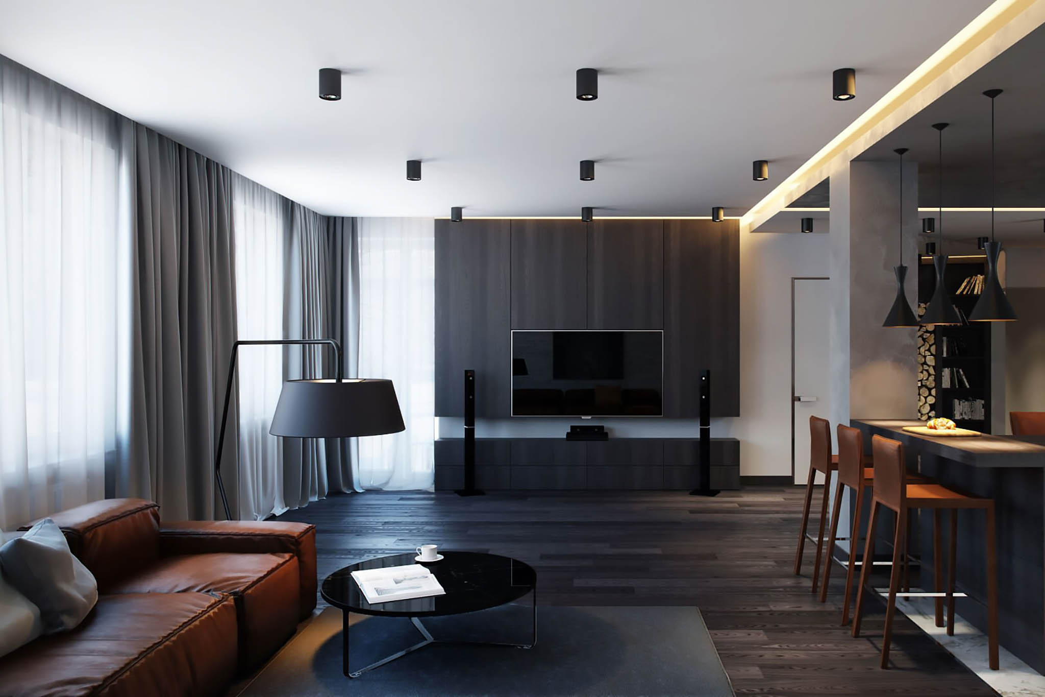 Темный пол светлые стены. Гостиная с темным полом. Темный пол светлые стены. Интерьер квартиры темным полом. Интерьер квартиры темным полом.