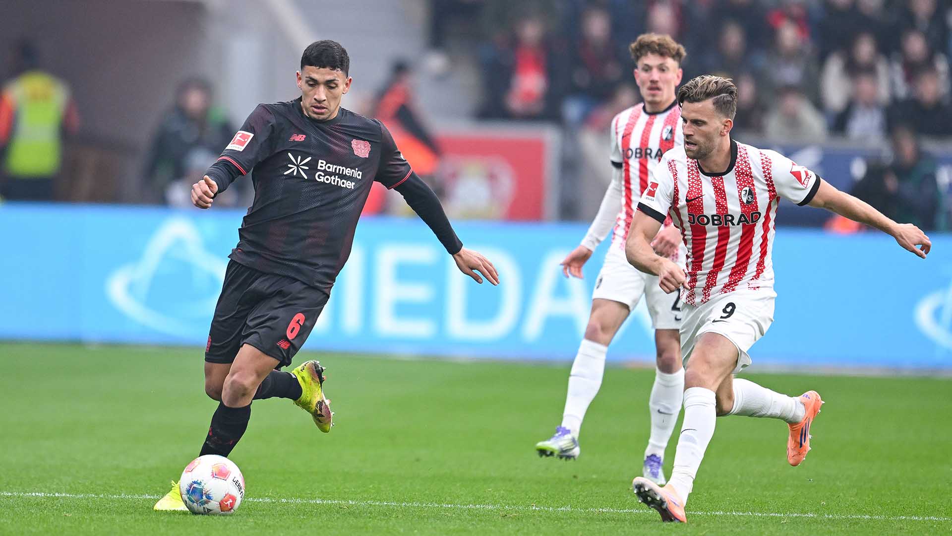 ФК «Фрайбург» – ФК «Байер». Фото: globallookpress.com/IMAGO/RHR-FOTO