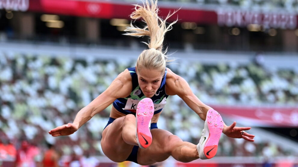 Клишина - прыжки в длину - Олимпиада