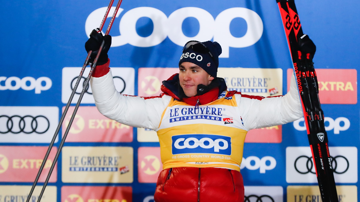 Александр Терентьев выиграл первую гонку на этапах Кубка мира. Фото: GLOBAL LOOK PRESS