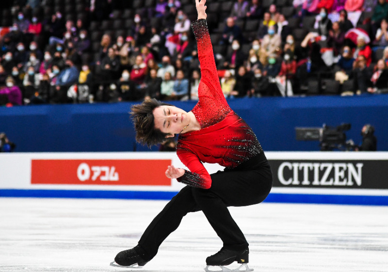 Японский фигурист Сема Уно лидирует после проката короткой программы в Монпелье. Фото: Global Look Press