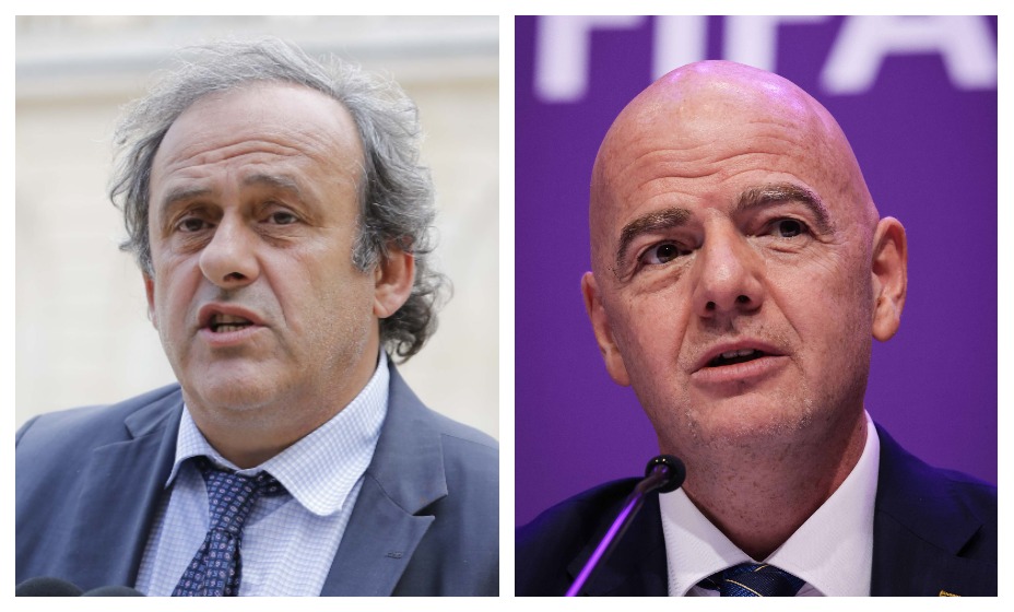 Мишель Платини подал иск в суд против Джанни Инфантино. Фото: Коллаж Global Look Press