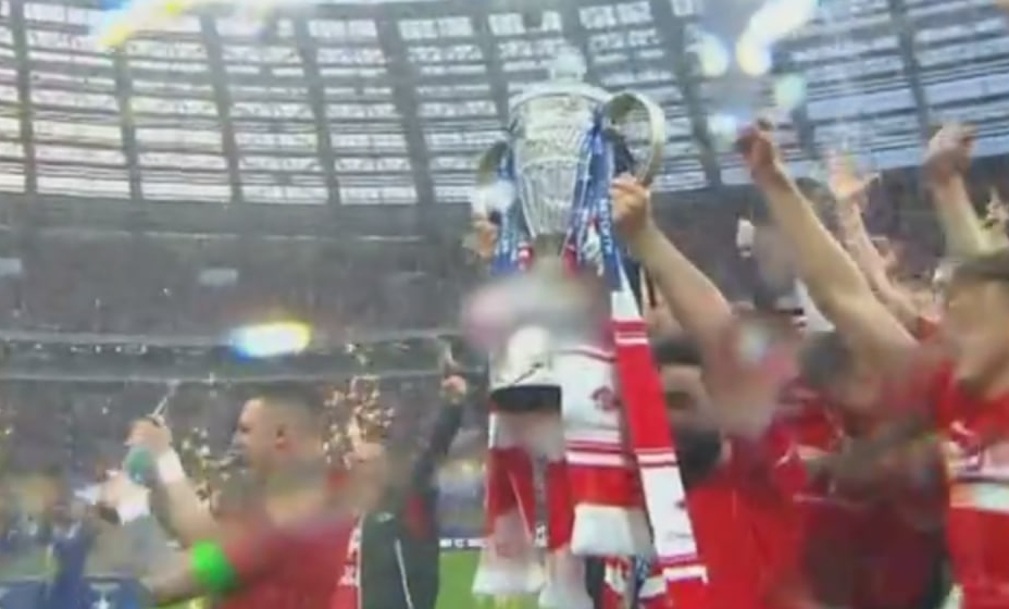 Кубок России - один из немногих трофеев Федуна в «Спартаке». Фото: Трансляция «Матч ТВ»