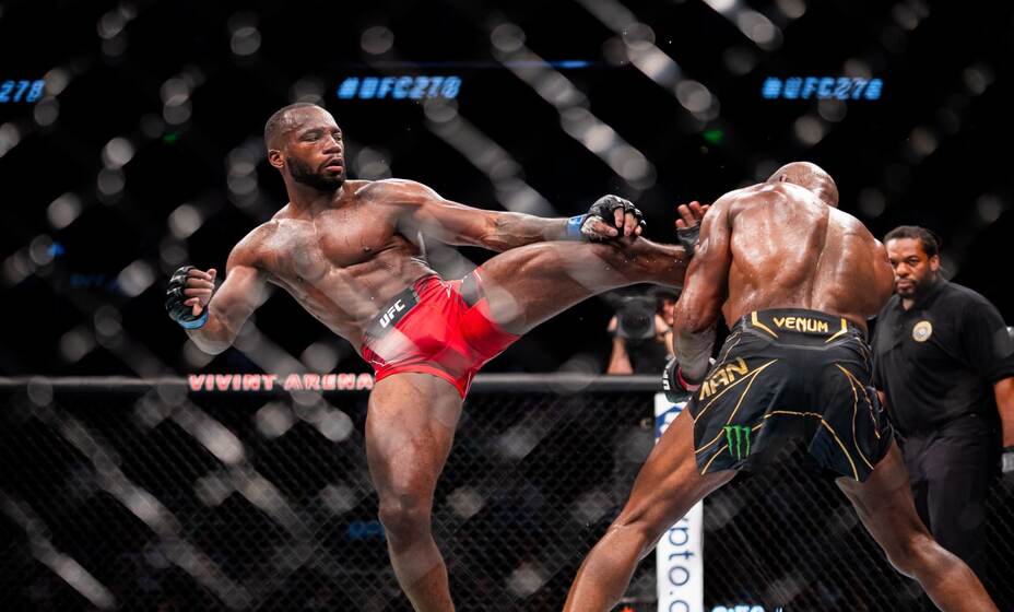 Леон Эдвардс победил Камару Усмана и защитил титул чемпиона. Фото: UFC Russia