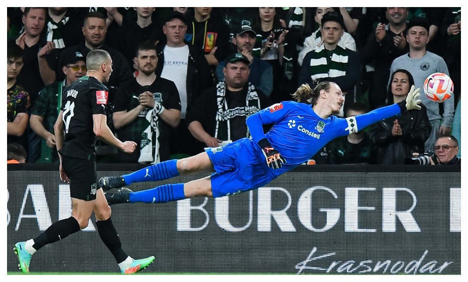 Голкипер Матвей Сафонов заинтересовал «ПСЖ». Фото: соцсети ФК «Краснодар»