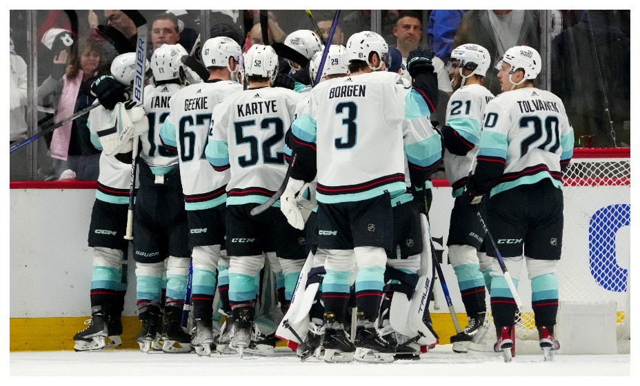 «Сиэтл Кракен» пробился во второй раунд плей-офф НХЛ. Фото: Reuters