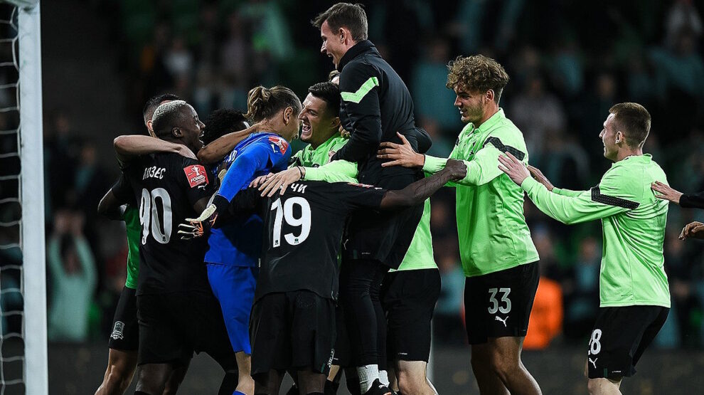 Краснодар, Акрон, футбол