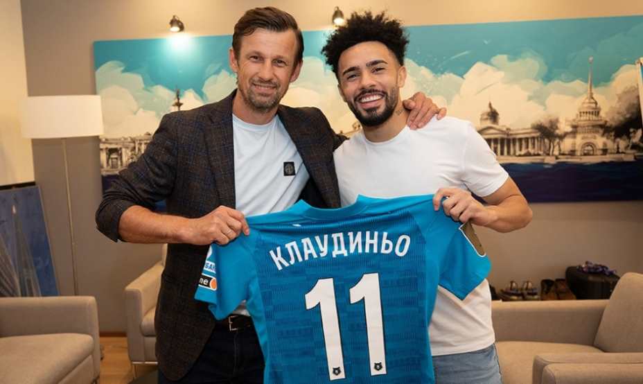 В «Зените» Клаудиньо зарабатывал 4 млн евро в год. Фото: Соцсети «Зенита»