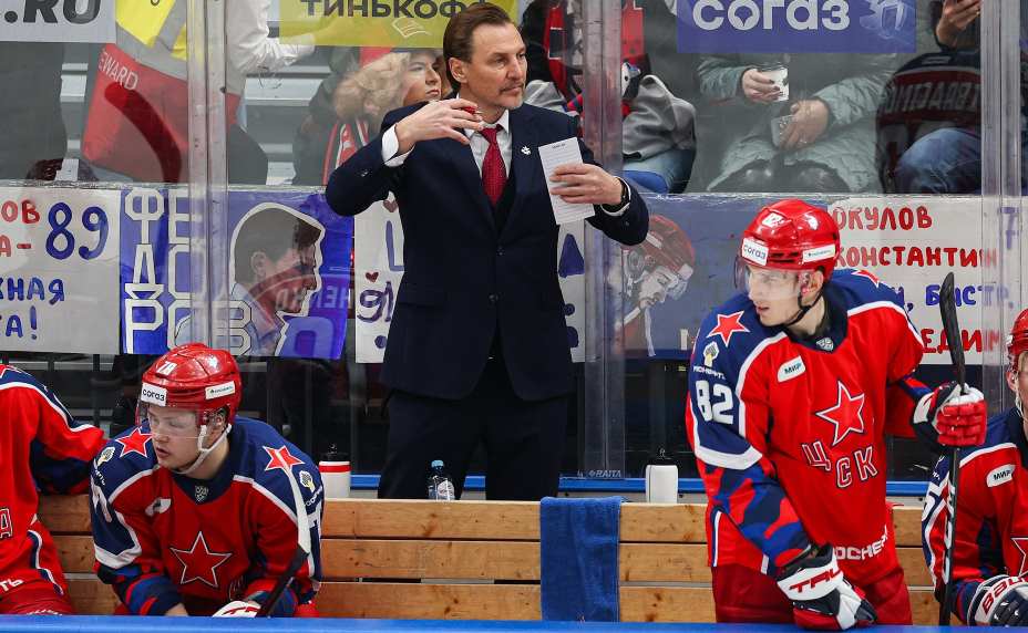 Главный тренер ЦСКА Сергей Федоров. Фото: Соцсети ПХК ЦСКА