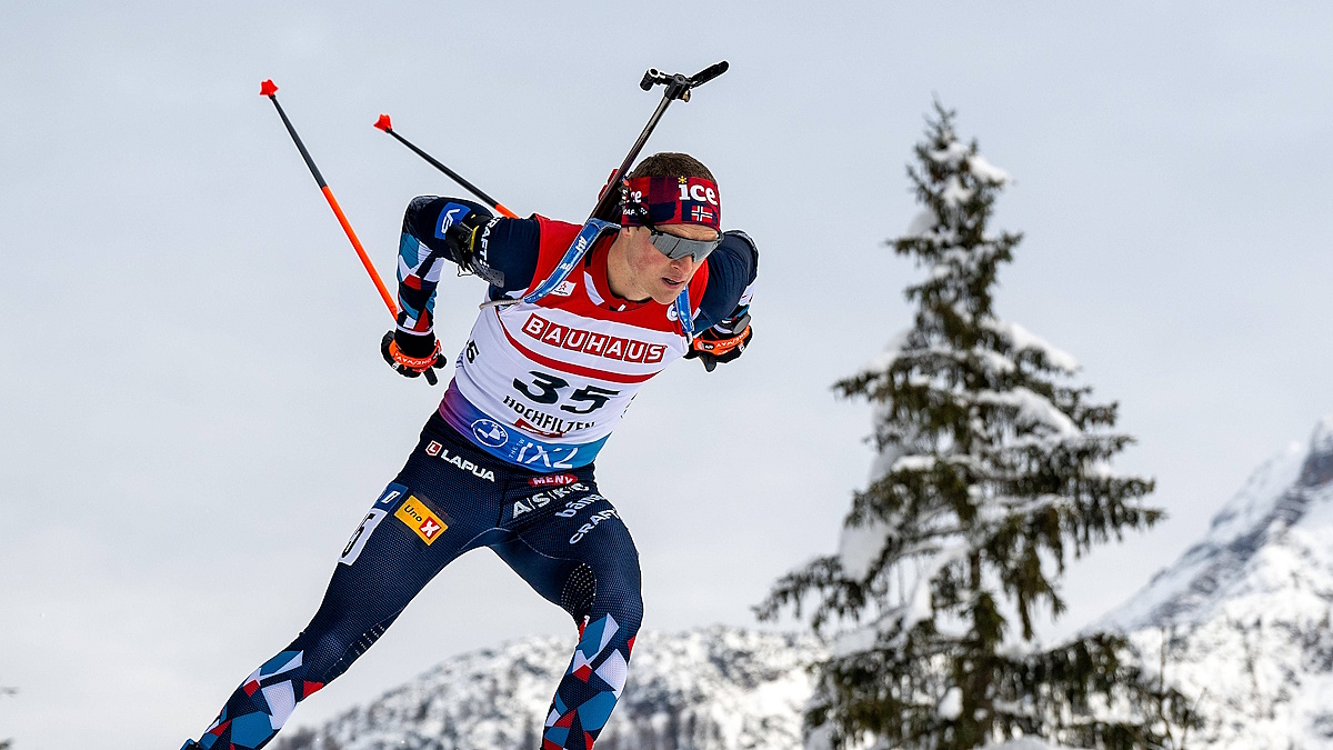 Эндре Стремсхайм на дистанции гонки. Фото: GLOBAL LOOK PRESS