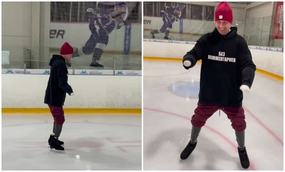 Редкие кадры тренировок Романа Костомарова: Соцсети Романа Костомарова