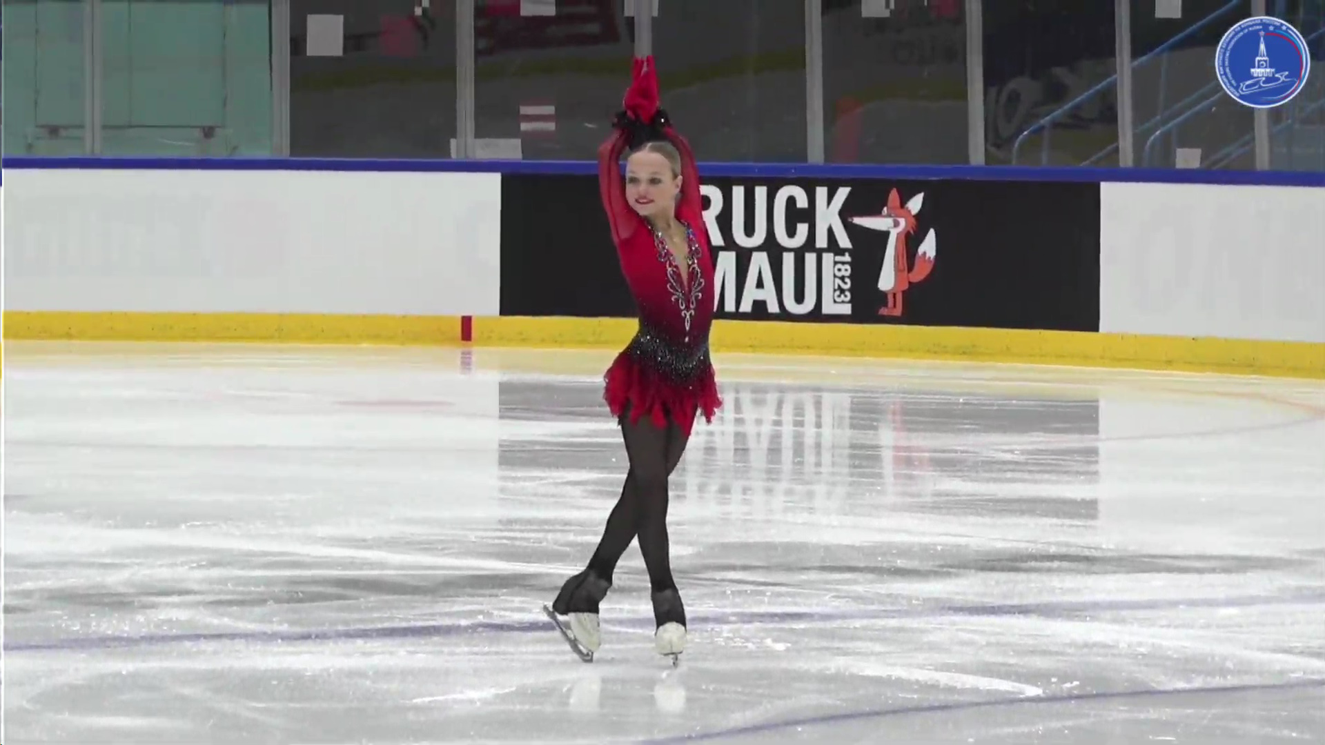Елена Костылева на первенстве России в Казани. Фото: стоп-кадр официальной прямой трансляции