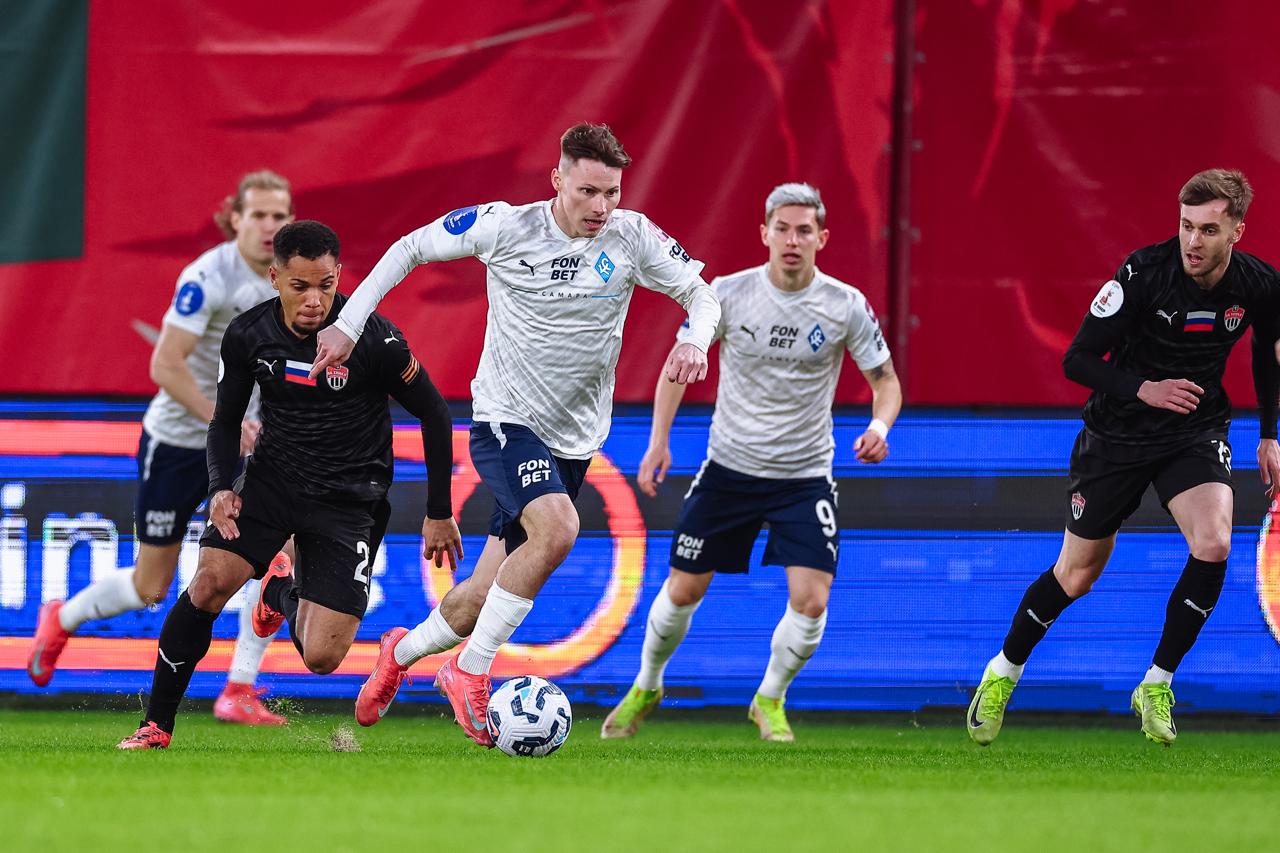 Иван Олейников имел хорошую возможность забить. Фото: пресс-служба ФК 