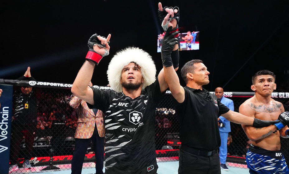 Умар Нурмагомедов победил судейским решением Баутисту на UFC 321. Фото: UFC Eurasia