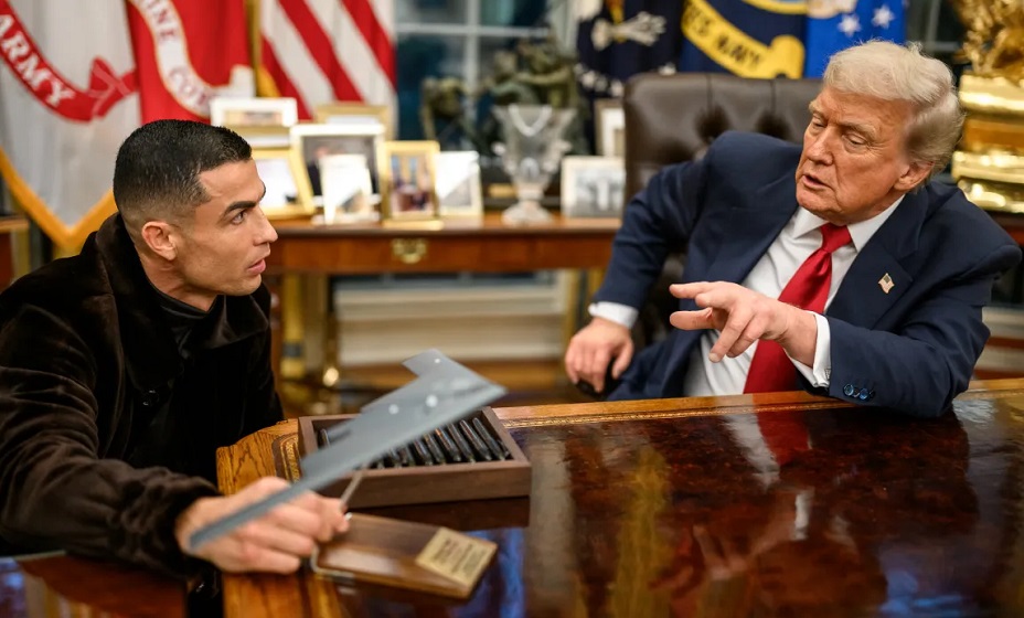 Роналду поблагодарил Трампа за теплый прием в Белом доме. Фото: Белый дом