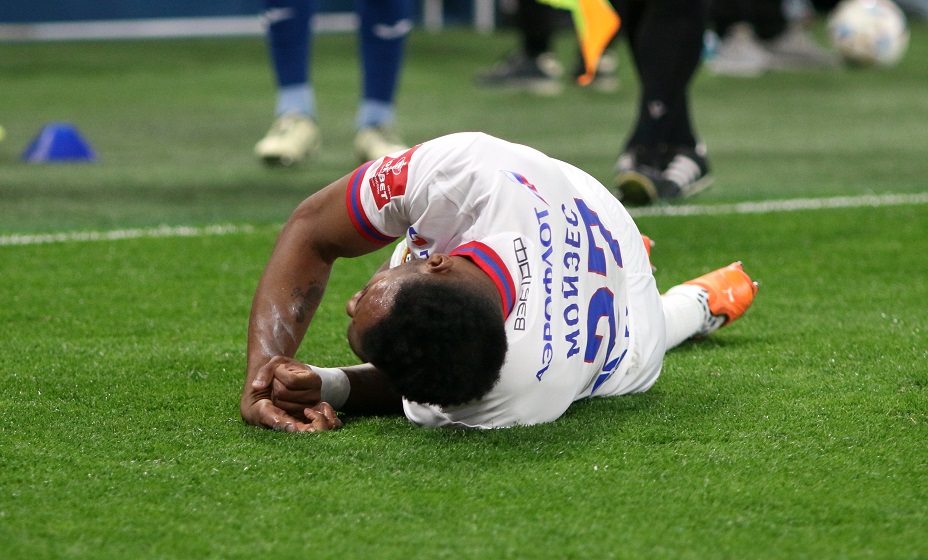 Безуглов: Мойзес травмировал мышцы голени, Алеррандро беспокоит коленный сустав. Фото: Global Look Press