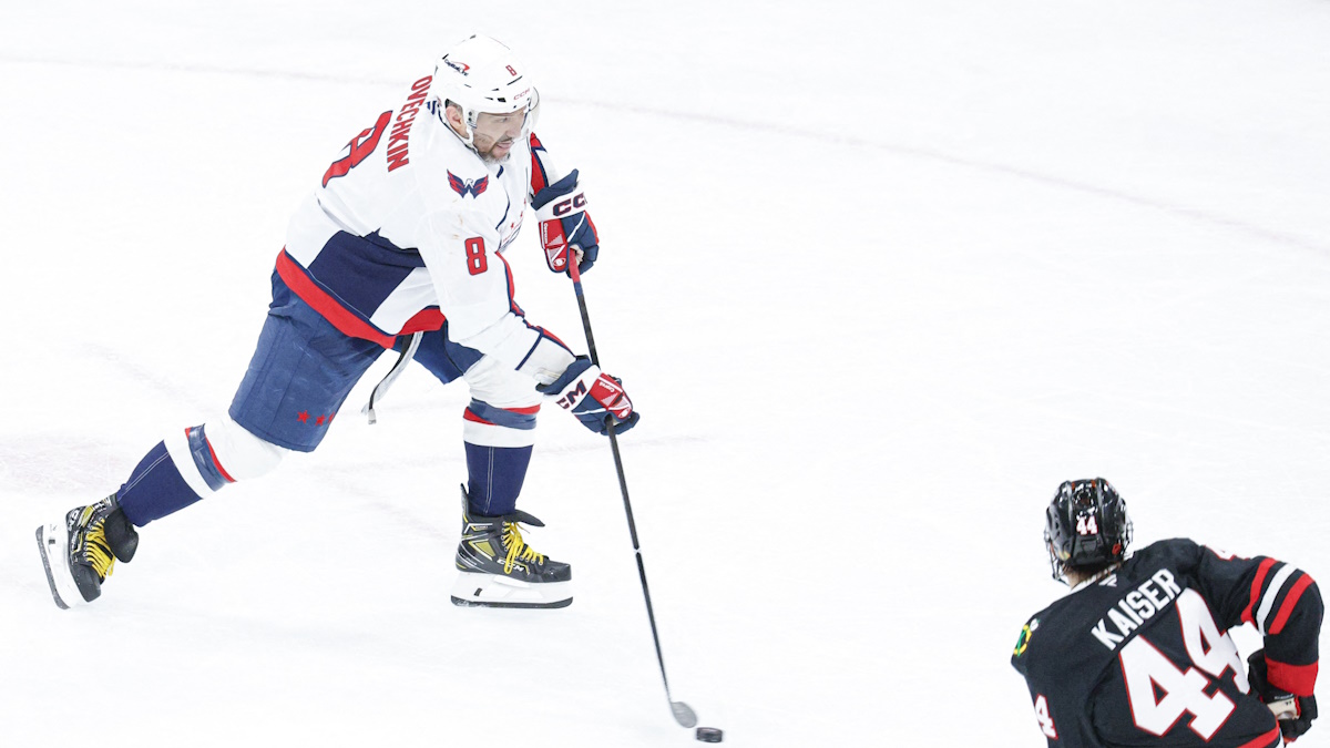 Александр Овечкин во время матча