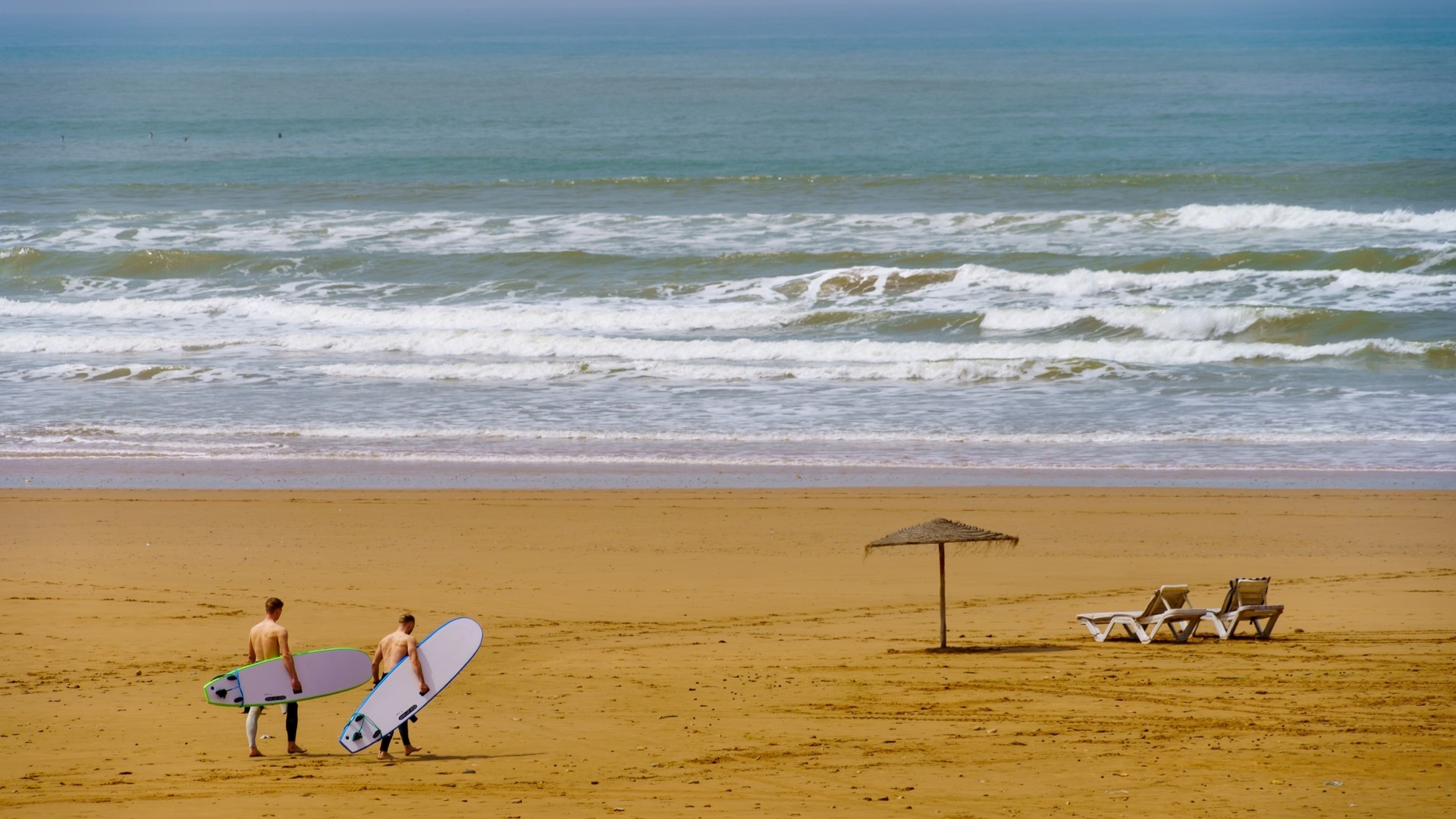 Вид на пляжный курорт Сиди Кауки.