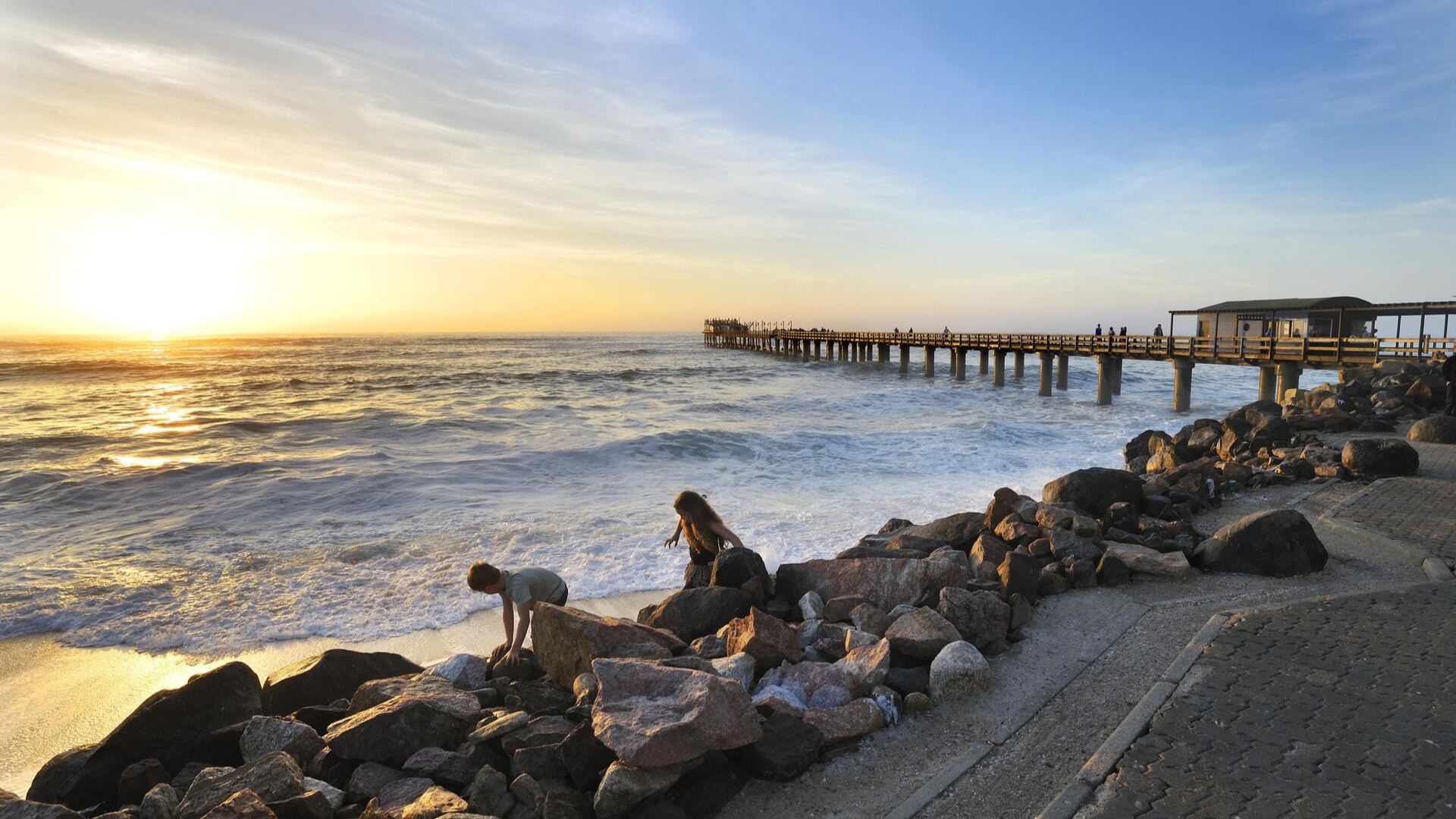 Набережная Свакопмунда, Намибия.