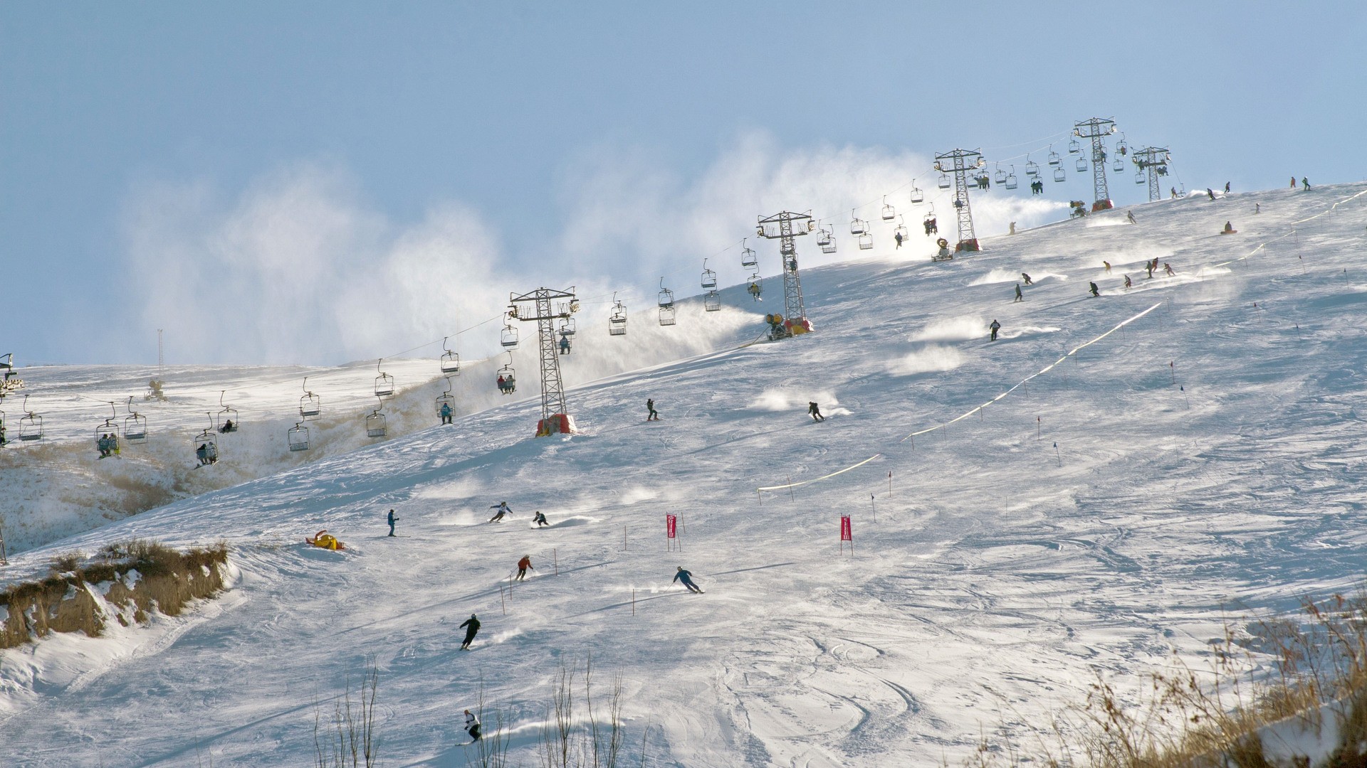 Горнолыжный курорт Орловка, Киргизия.